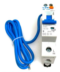 LIVE Electrical RS106B-030 Single Module 6A B Curve 6kA 30mA Type AC Mini RCBO