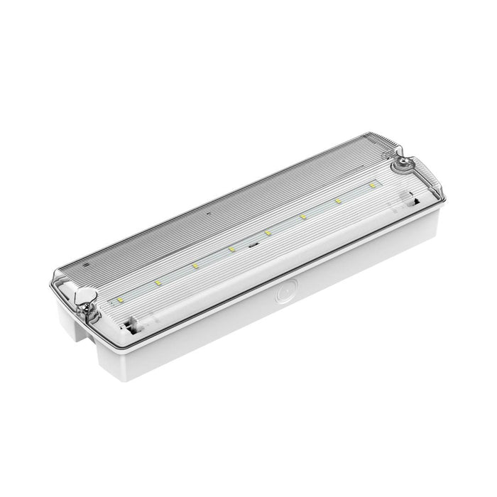 Collingwood EMBW3MS Salvus Emergency Bulkhead White, Maintained/Non-Maintained, Manual & Self-Test, 3.5W, IP65