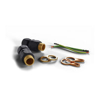 Wiska 10112393 ShieldGLAND M32 Pack IP68 c/w Brass Locknut & Earth Tag, Clamping Range 24-36mm (2 per pack)