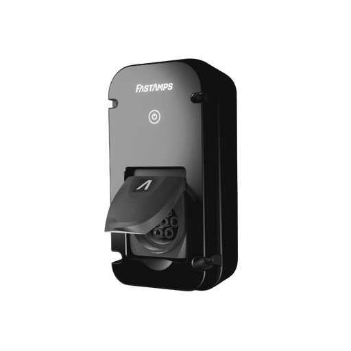 FastAmps A7-4-SBL Alpha7 Gen4 EV Charger 7.4kW (32A) Socket Black - westbasedirect.com