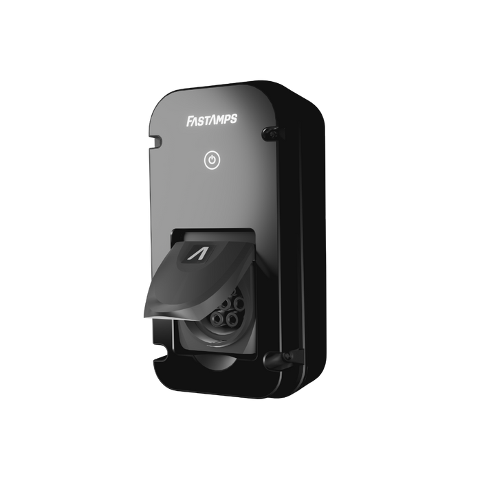 FastAmps A7-4-SBL Alpha7 Gen4 EV Charger 7.4kW (32A) Socket Black - westbasedirect.com