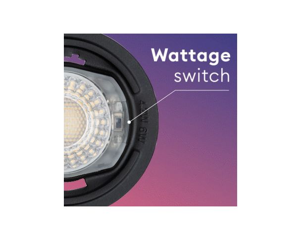 Collingwood DLT551500A8 H2 Lite CSP 4.2W-6W IP65 Fire-Rated Fixed CCT LED Dimmable Downlight with Matt White Bezel (8 Pack) - westbasedirect.com