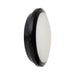Collingwood WL95B3NMCS WL95 Versa Black 300mm 10-20W IP65 1500-3200lm CCT Round LED Bulkhead, On-Off Microwave Sensor - westbasedirect.com