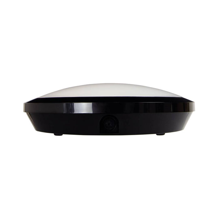 Collingwood WL95B3NMCS WL95 Versa Black 300mm 10-20W IP65 1500-3200lm CCT Round LED Bulkhead, On-Off Microwave Sensor - westbasedirect.com