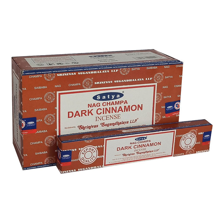 Satya Dark Cinnamon 15g | Full Box (12x12) - westbasedirect.com