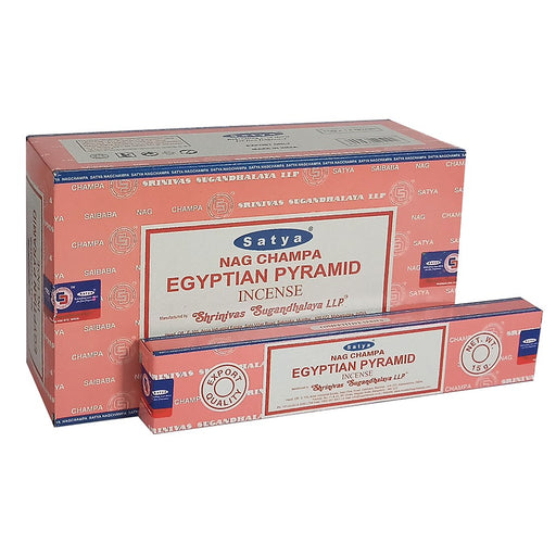 Satya Egyptian Pyramid 15g | Full Box (12x12) - westbasedirect.com