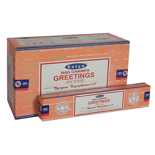 Satya Greetings 15g | Full Box (12x12) - westbasedirect.com