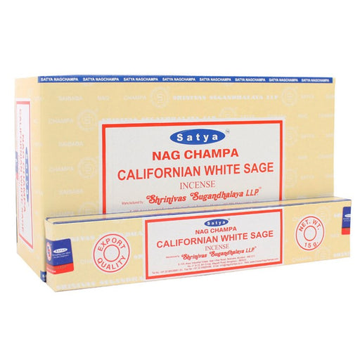 Satya Californian White Sage 15g | Full Box (12x12) - westbasedirect.com