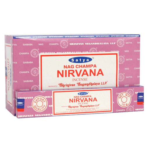 Satya Nirvana 15g | Full Box (12x12) - westbasedirect.com