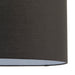 Endon 101181 Cylinder 1lt Shade Black fabric 10W LED E27 or B22 (Required) - westbasedirect.com