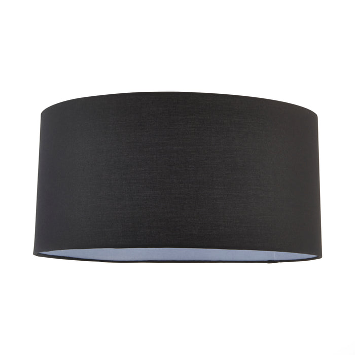 Endon 101181 Cylinder 1lt Shade Black fabric 10W LED E27 or B22 (Required) - westbasedirect.com