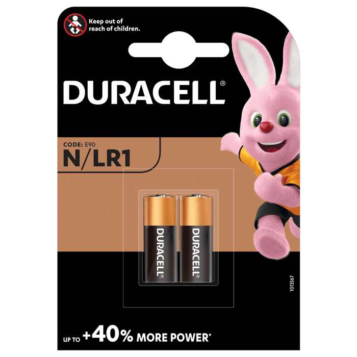 Duracell Specialty N MN9100 LR1 Batteries | 2 Pack - westbasedirect.com