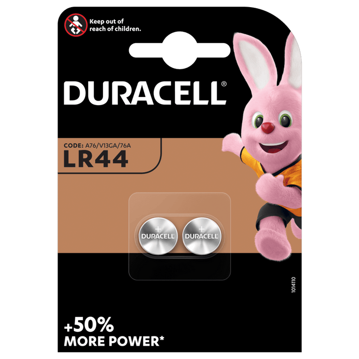 Duracell Specialty LR44 A76 V13GA Button Cell Batteries | 2 Pack - westbasedirect.com