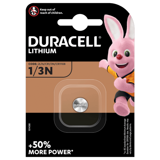 Duracell Specialty DL1/3N CR1/3N 2L76 Button Cell Battery | 1 Pack - westbasedirect.com