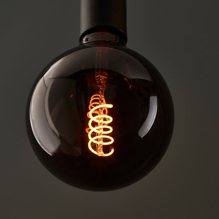 Endon 102616 Spiral 1lt Accessory Smoked glass 4W LED E27 Warm White - westbasedirect.com