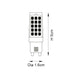 Endon 104039 G9 LED SMD 1lt Accessory Clear & white PC 4.8W LED G9 SMD Warm White - westbasedirect.com