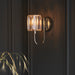 Endon 104109 Berenice 1lt Wall Bright nickel plate & clear glass 6W LED E14 (Required) - westbasedirect.com