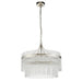Endon 104112 Marietta 5lt Pendant Bright nickel plate & clear glass 5 x 7W LED E14 (Required) - westbasedirect.com