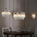 Endon 104114 Marietta 1lt Wall Bright nickel plate & clear glass 6W LED E14 (Required) - westbasedirect.com