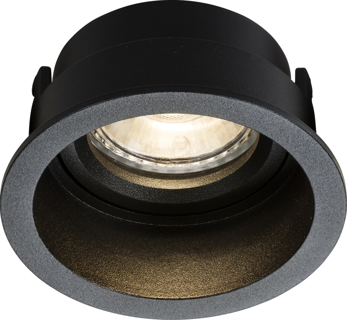 Knightsbridge DIA1FRB Dipa Single Fixed Round Anti-Glare Downlight Bla ...