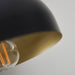 Endon 106337 Brair New 1lt Floor Matt black & antique brass paint 10W LED E27 (Required) - westbasedirect.com