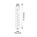 Endon 107971 Spiral Tubular 1lt Accessory Clear glass 4W LED E27 Warm White - westbasedirect.com