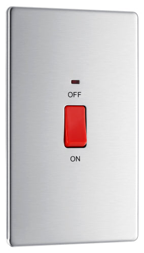 FBS72 Flatplate Screwless DP Double Plate + Neon Brushed Steel