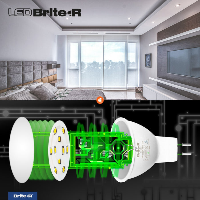 Brite-R 3W MR16 LED Bulb Cool White 6500K - westbasedirect.com