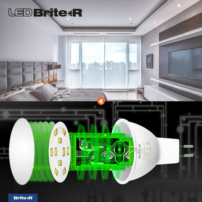 Brite-R 5W MR16 LED Bulb Warm White 3000K - westbasedirect.com