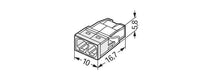 Wago 2273-202 2-Conductor Compact Push Wire Connector Terminal Block White (100 Full Box) - westbasedirect.com