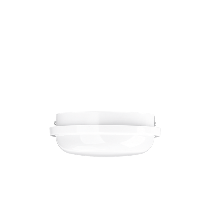 Aurora Utilite EN-BH115/40 220-240V 15W IP65 1630lm IK06 Polycarbonate Round LED Bulkhead White 4000K - westbasedirect.com