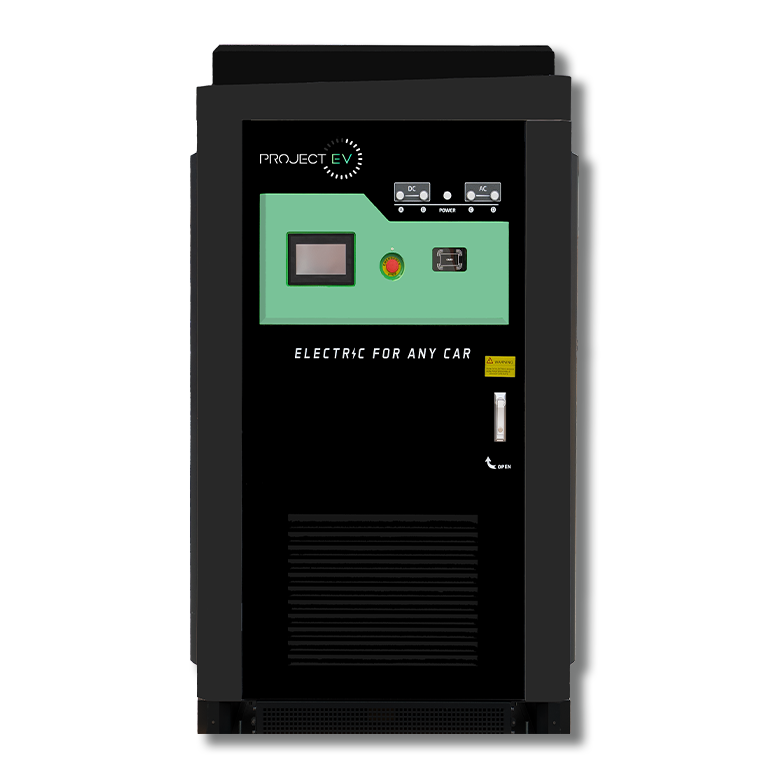 Project EV EVD-150D-DC 150kW Floor DC Electric Vehicle Charger Dual Gu ...