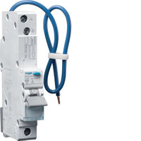 Hager ADA106U 6A Single Pole B Curve 10kA Type A RCBO