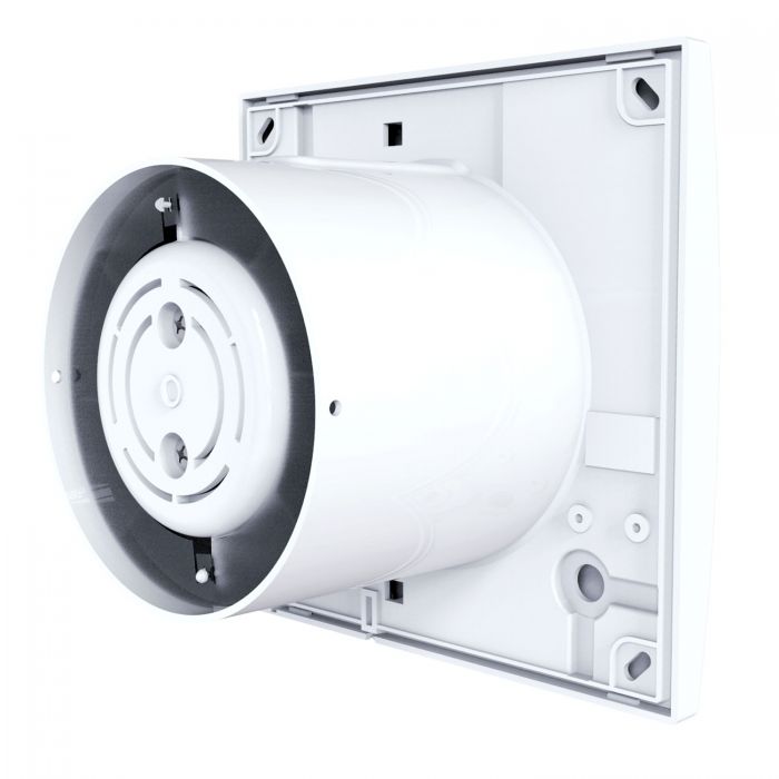 Blauberg TRIO-100-H Quiet Bathroom Extractor with Humidity Sensor & Timer Wall & Ceiling Mounted Ventilator 4" 100mm - westbasedirect.com