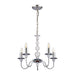 Endon 2013-5CH Parkstone 5lt Pendant Chrome plate & clear glass 5 x 60W E14 candle (Required) - westbasedirect.com