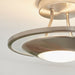Endon 387-30SC Firenz 1lt Flush Satin chrome plate & clear/frosted glass 120W R7s tungsten (118mm) (Required) - westbasedirect.com