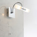 Endon 447 Shore 2lt Wall Chrome plate & clear/frosted glass 2 x 33W G9 clear capsule (Required) - westbasedirect.com