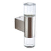 Endon YG-7501 Grant 2lt Wall Polished stainless steel & clear crystal 2 x 0.8W LED (SMD 2835) Daylight White - westbasedirect.com