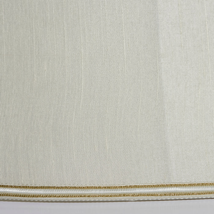 Endon CELIA-12 Celia 1lt Shade Cream fabric 60W E27 or B22 GLS (Required) - westbasedirect.com