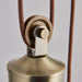 Endon POLKA-AB Polka 1lt Pendant Antique brass plate 60W E27 GLS (Required) - westbasedirect.com