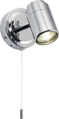 Knightsbridge BA03S1C 230V IP44 GU10 Single Spotlight - Chrome