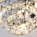 Endon MOTOWN-4CH Motown 4lt Flush Chrome plate & clear crystal 4 x 33W G9 clear capsule (Required) - westbasedirect.com