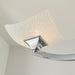 Endon AYRES-4CH Ayres 4lt Semi flush Chrome plate & scavo glass 4 x 33W G9 clear capsule (Required) - westbasedirect.com
