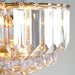 Endon FARGO-18BP Fargo 6lt Pendant Brass plate & clear acrylic 6 x 6W LED E14 (Required) - westbasedirect.com