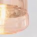 Endon 60182 Willis 1lt Pendant Tinted cognac & copper glass 10W LED E27 (Required) - westbasedirect.com