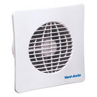Vent-Axia 436533 BAS150SLB 150mm Basic Single Speed Axial Fan with Integral Back Draught Shutter