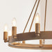 Endon 61026 Chevalier 12lt Pendant Aged metal paint 12 x 60W E14 candle (Required) - westbasedirect.com