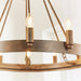 Endon 61026 Chevalier 12lt Pendant Aged metal paint 12 x 60W E14 candle (Required) - westbasedirect.com