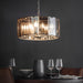 Endon 61294 Clooney 8lt Pendant Slate grey & smoked cut glass 8 x 40W E14 candle (Required) - westbasedirect.com