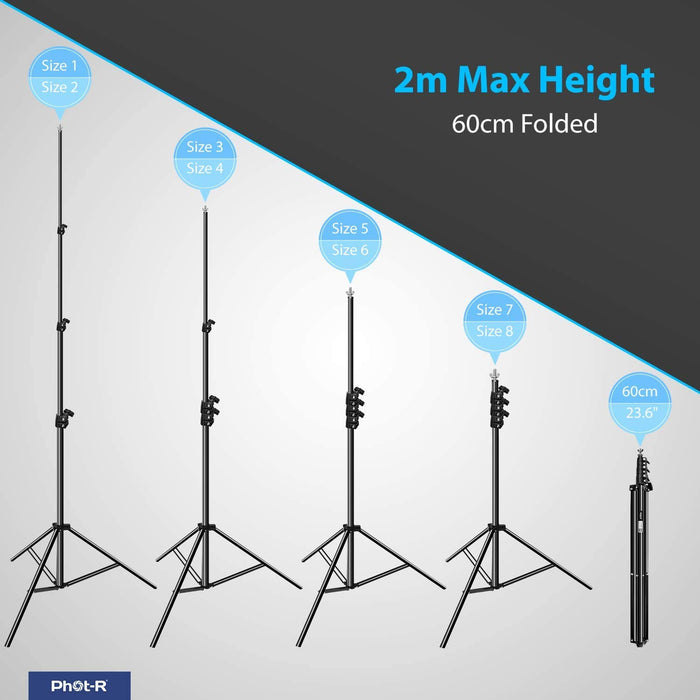 Phot-R 2x3m Background Stand Set - westbasedirect.com